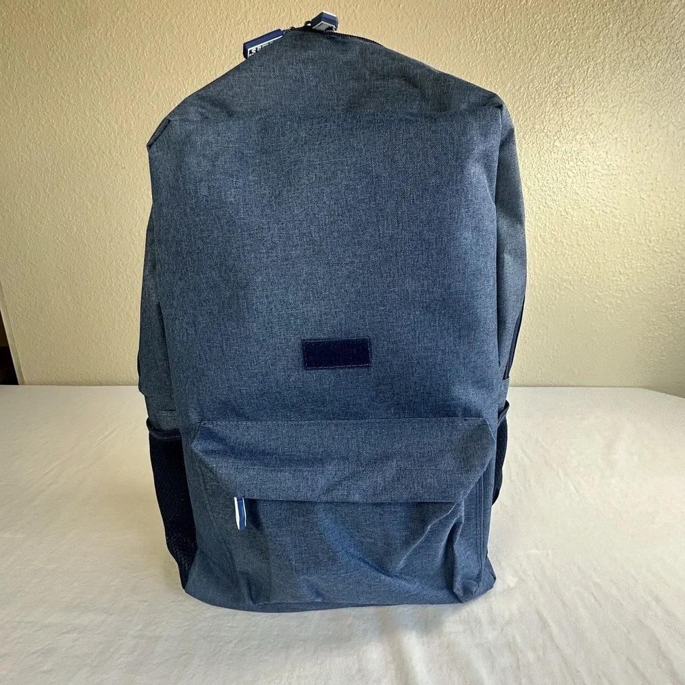 NEW Lowe's FULL SIZE, Blue Backpack, Zippers, Pockets, Tool Bag, Work Bag‎
